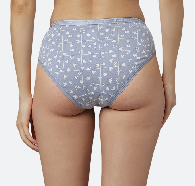 Women’s Hipster Panties – Soft Breathable Cotton Spandex Fabric – Regular Brief Underwear – Comfort Fit – Assorted Colors – Pack of 3 - I TOUCH-214