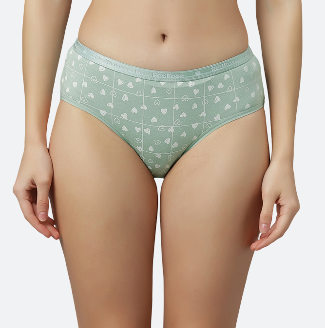 Women’s Hipster Panties – Soft Breathable Cotton Spandex Fabric – Regular Brief Underwear – Comfort Fit – Assorted Colors – Pack of 3 - I TOUCH-214