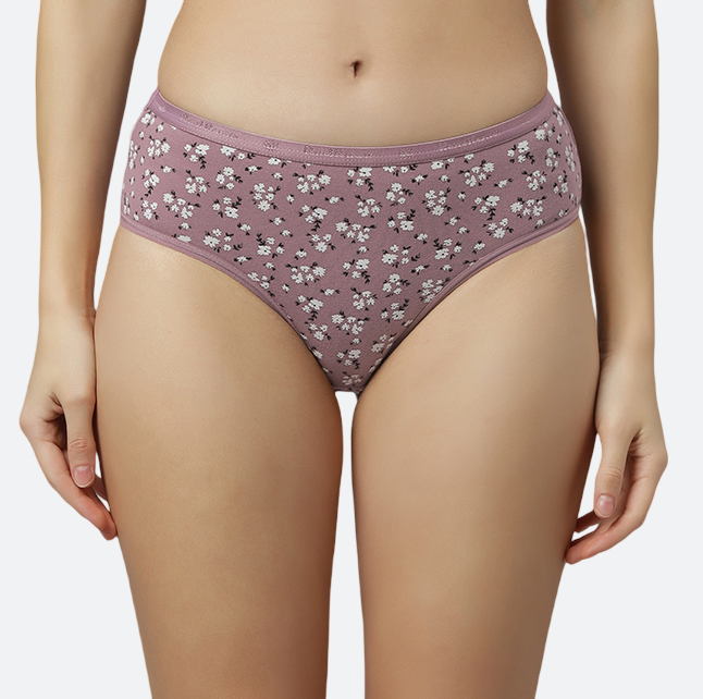 Women’s Hipster Panties – Soft Breathable Cotton Spandex Fabric – Regular Brief Underwear – Comfort Fit – Assorted Colors – Pack of 3 - I TOUCH-215