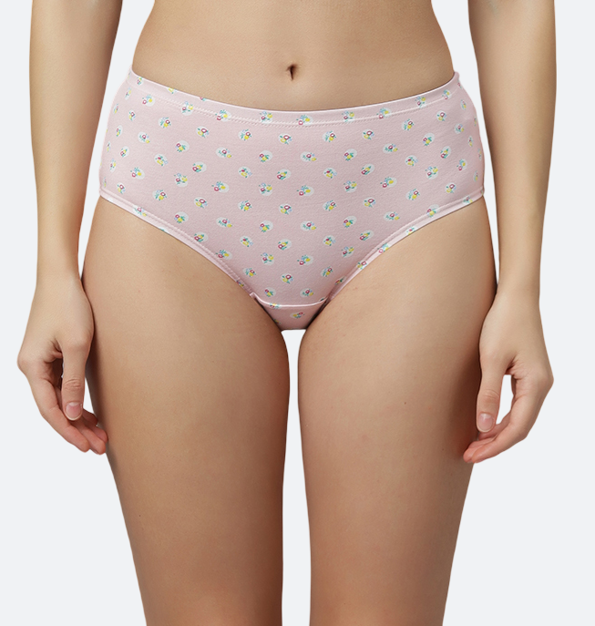 Women’s Hipster Panties – Soft Breathable Cotton Spandex Fabric – Regular Brief Underwear – Comfort Fit – Assorted Colors – Pack of 3 - I TOUCH-217