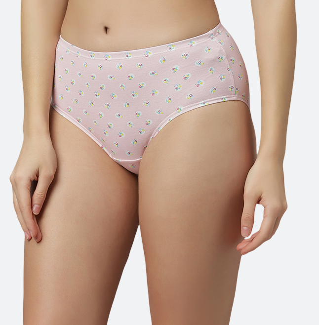 Women’s Hipster Panties – Soft Breathable Cotton Spandex Fabric – Regular Brief Underwear – Comfort Fit – Assorted Colors – Pack of 3 - I TOUCH-217