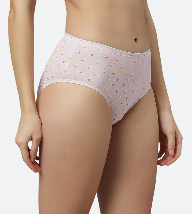 Women’s Hipster Panties – Soft Breathable Cotton Spandex Fabric – Regular Brief Underwear – Comfort Fit – Assorted Colors – Pack of 3 - I TOUCH-217