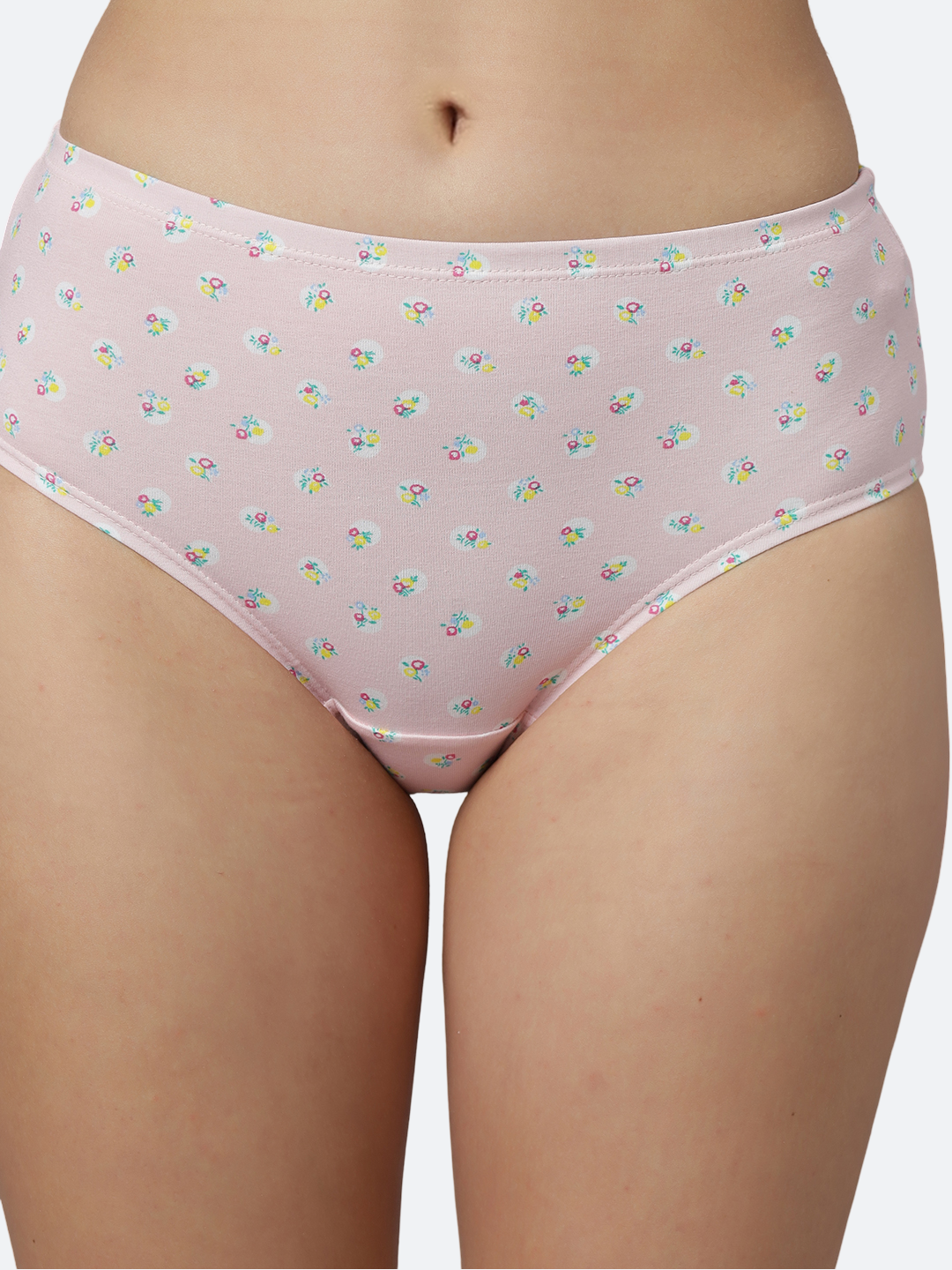 Women’s Hipster Panties – Soft Breathable Cotton Spandex Fabric – Regular Brief Underwear – Comfort Fit – Assorted Colors – Pack of 3 - I TOUCH-217