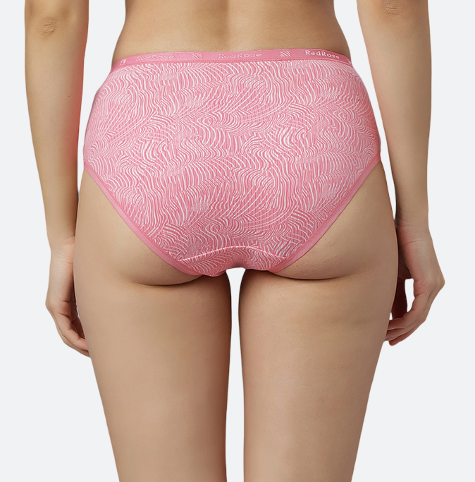 Women’s Hipster Panties – Soft Breathable Cotton Spandex Fabric – Regular Brief Underwear – Comfort Fit – Assorted Colors – Pack of 3 - I TOUCH-218