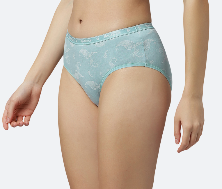 Women’s Hipster Panties – Soft Breathable Cotton Spandex Fabric – Regular Brief Underwear – Comfort Fit – Assorted Colors – Pack of 3 - I TOUCH-219