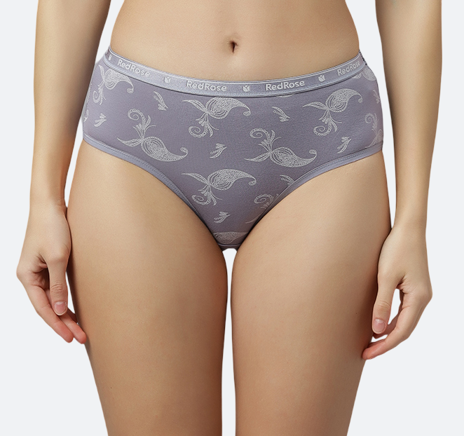 Women’s Hipster Panties – Soft Breathable Cotton Spandex Fabric – Regular Brief Underwear – Comfort Fit – Assorted Colors – Pack of 3 - I TOUCH-219