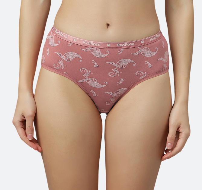 Women’s Hipster Panties – Soft Breathable Cotton Spandex Fabric – Regular Brief Underwear – Comfort Fit – Assorted Colors – Pack of 3 - I TOUCH-219