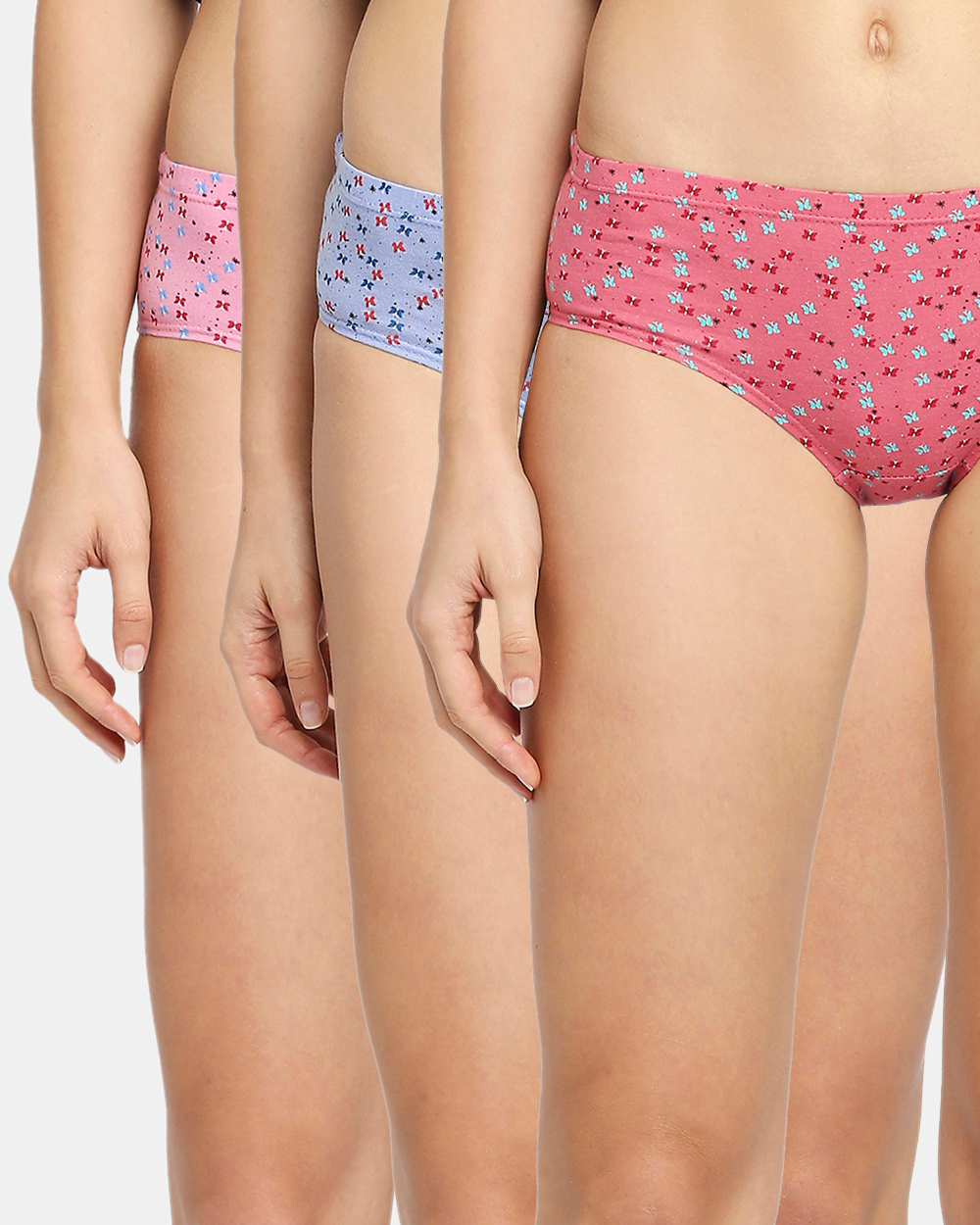 Red Rose Panties Dora The Explorer Print - Pack of 3(Colour May Vary)