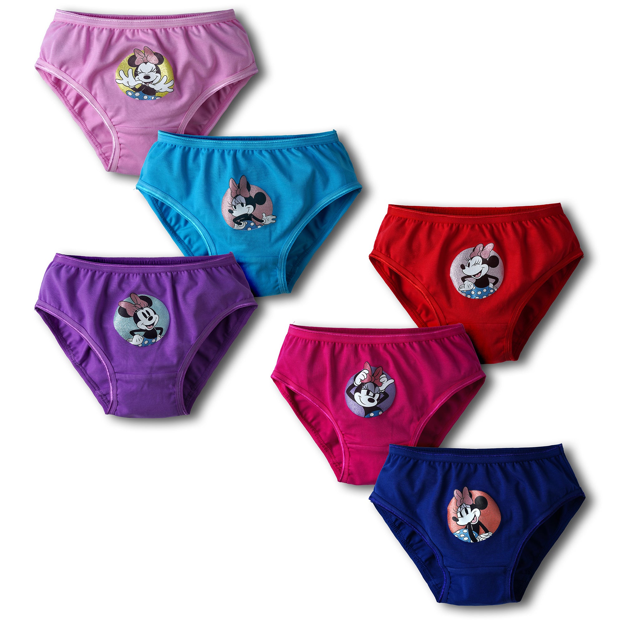 Redrose Girls' Briefs Pack of 6 – Enchantimals Printed Cotton Underwear | BABY-102