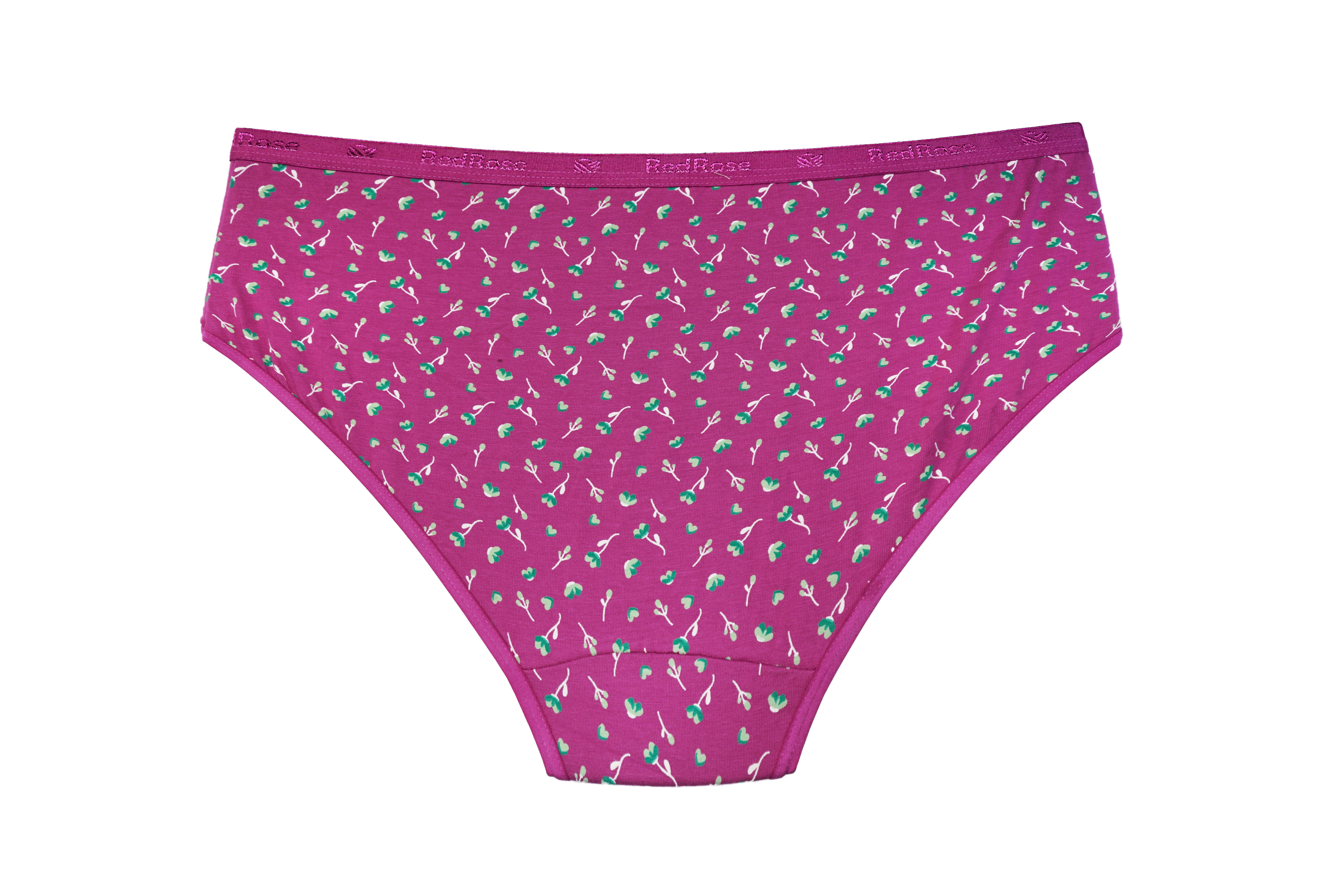 MARQUIS Red Rose Women’s Cotton Hipster Panties – Mid-Rise, Full Coverage, Soft & Breathable Comfort Fit – Pack of 3