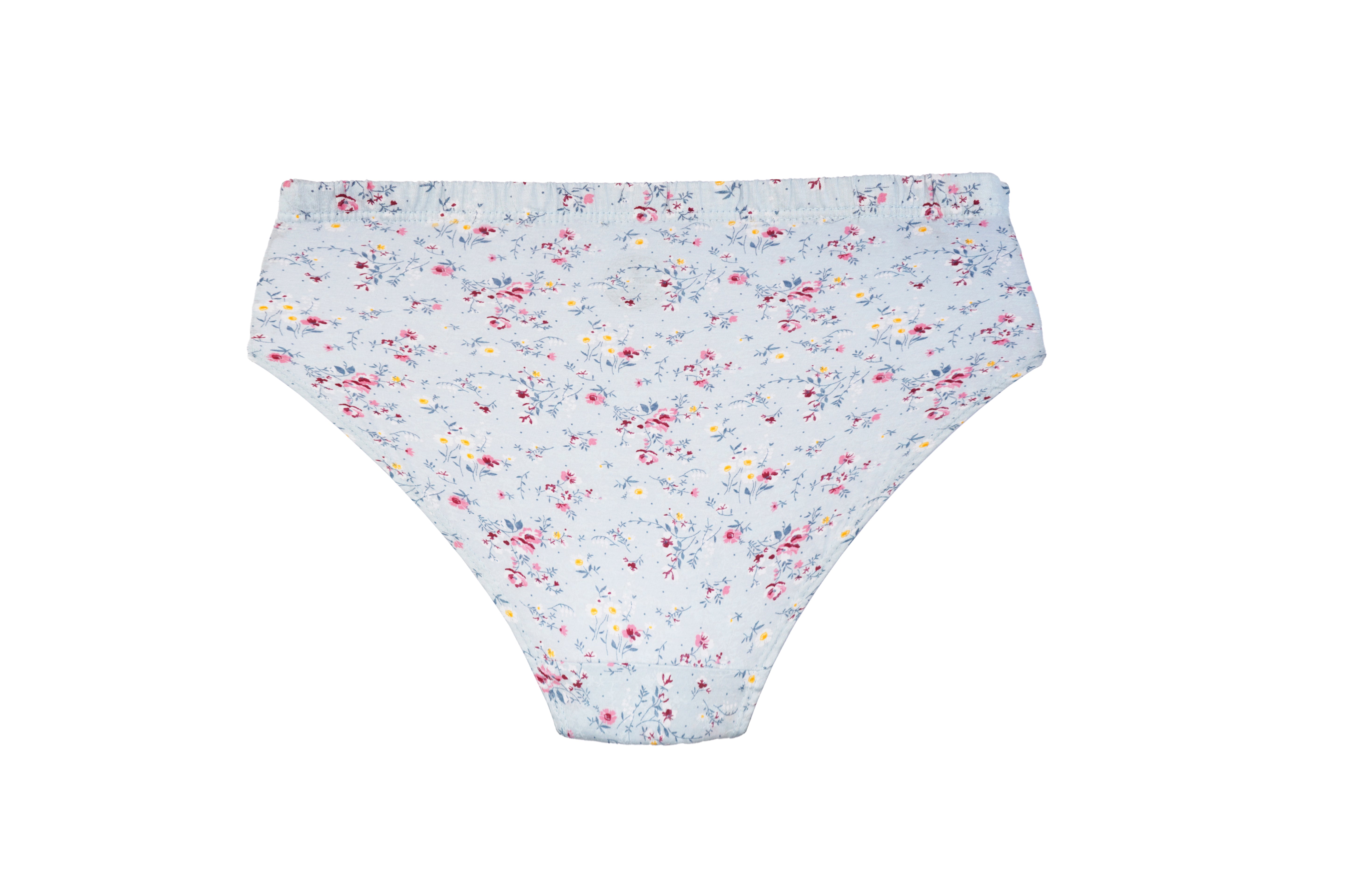 HIYA Red Rose Women’s Mid-Rise Cotton Hipster Full Coverage Panties – Pack of 3