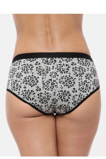 Red Rose Gemini Cotton Medium Rise Full Coverage Hipster Panty (Pack of 3) - Assorted