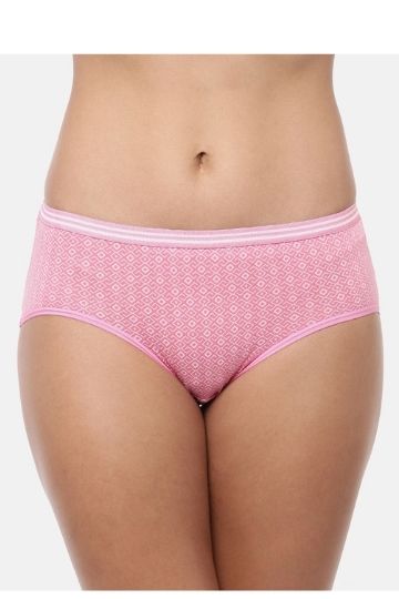 Red Rose Hannah Cotton High Rise Full Coverage Hipster Panty (Pack of 3)