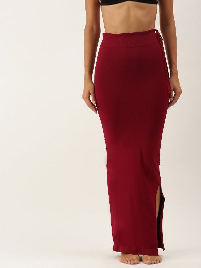 RED ROSE MICROFIBER SOLID SAREE SKIRT/SAREE SHAPER/SAREE SHAPEWEAR FOR WOMEN
