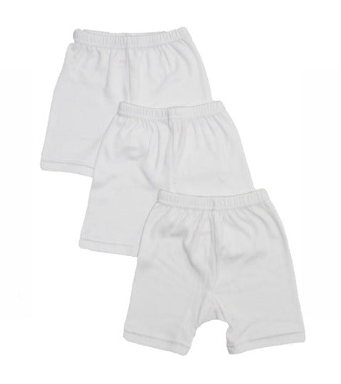 Redrose Girls' Plain White Bloomers – Pack of 3 | PC Interlock Fabric 👧🤍 | BLM-220WH