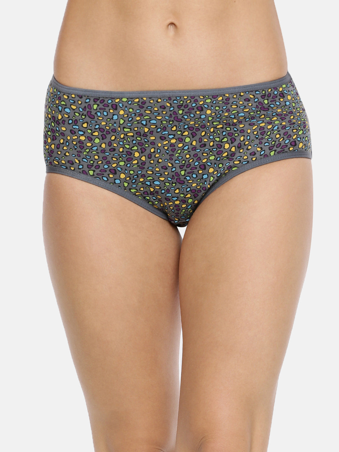 Red Rose Women's Assorted Cotton Comfort Regular Hipster Pantie