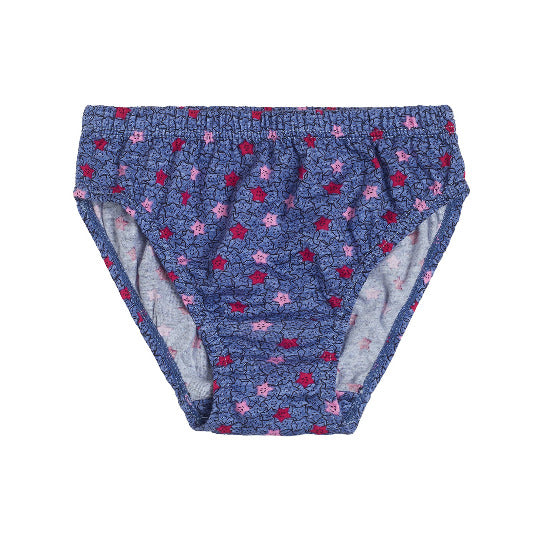 Red Rose Girls' Cotton Printed Panties – Pack of 6 | BABY-66