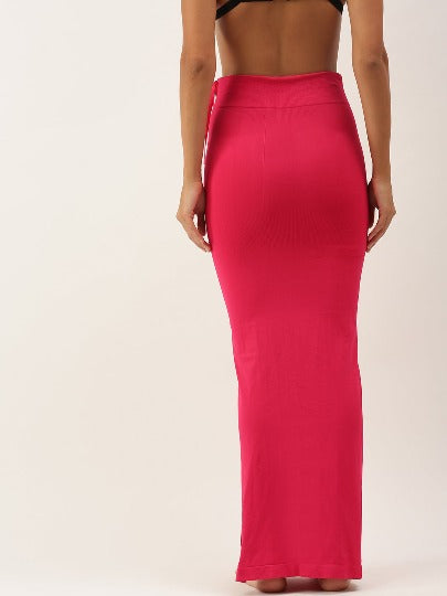 RED ROSE MICROFIBER SOLID SAREE SKIRT/SAREE SHAPER/SAREE SHAPEWEAR FOR WOMEN