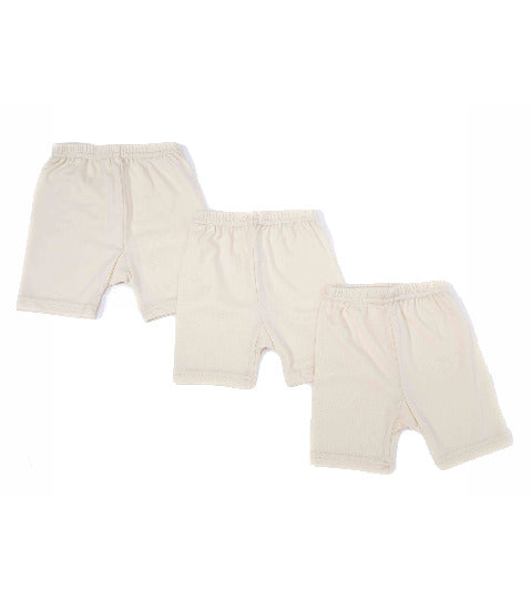 Redrose Girls' Plain Skin Color Bloomers – Pack of 3 | PC Interlock Fabric | BLM-220SK