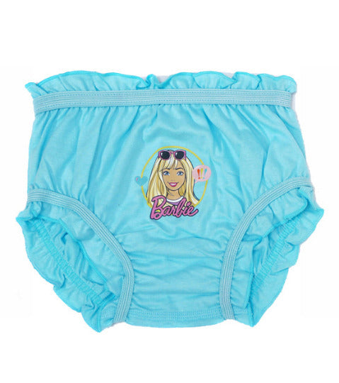 Redrose Girls Cotton Bloomers – Pack of 3 (Barbie Print, Soft Colors) | BLM-207