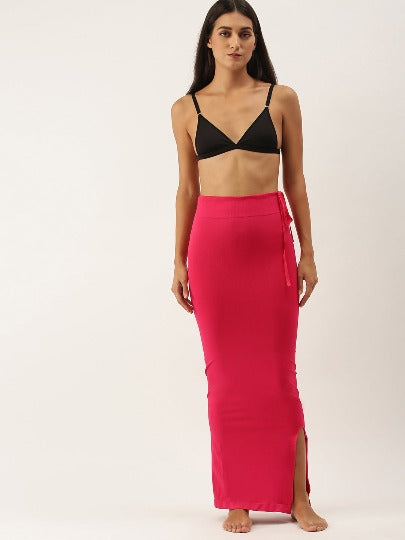 RED ROSE MICROFIBER SOLID SAREE SKIRT/SAREE SHAPER/SAREE SHAPEWEAR FOR WOMEN