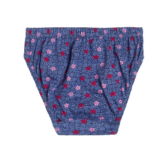 Red Rose Girls' Cotton Printed Panties – Pack of 6 | BABY-66