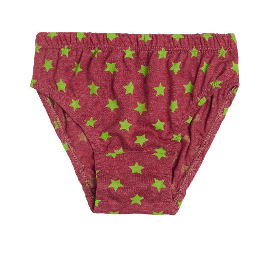 Red Rose Girls' Cotton Printed Panties – Pack of 6 | BABY-66