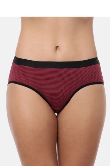 Red Rose Hiramoti Medium Rise Full Coverage Hipster Panty  (Set of Pack 3) - Assorted Colors