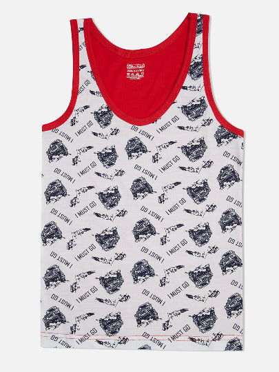 Red Rose Boy Vest