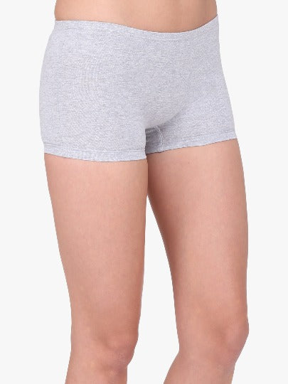 Red Rose Knit Cotton Solid Boyleg Panties and Women's Shorts for Stylish Comfort in the Cotton