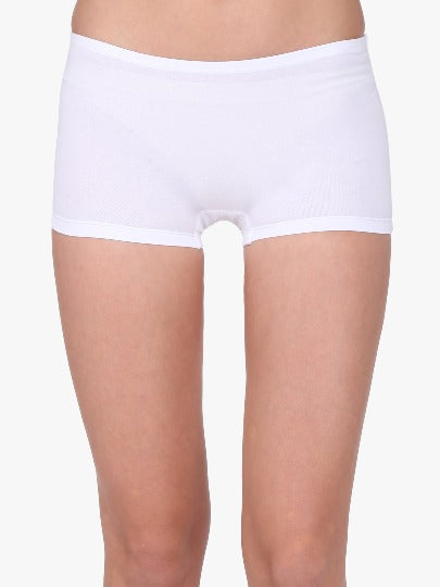 Red Rose Knit Cotton Solid Boyleg Panties and Women's Shorts for Stylish Comfort in the Cotton