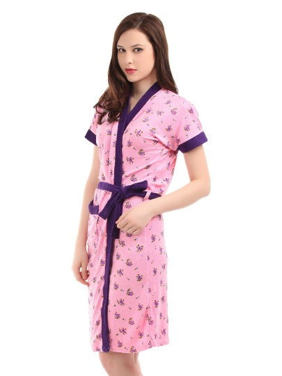RedRose Printed Bathrobe