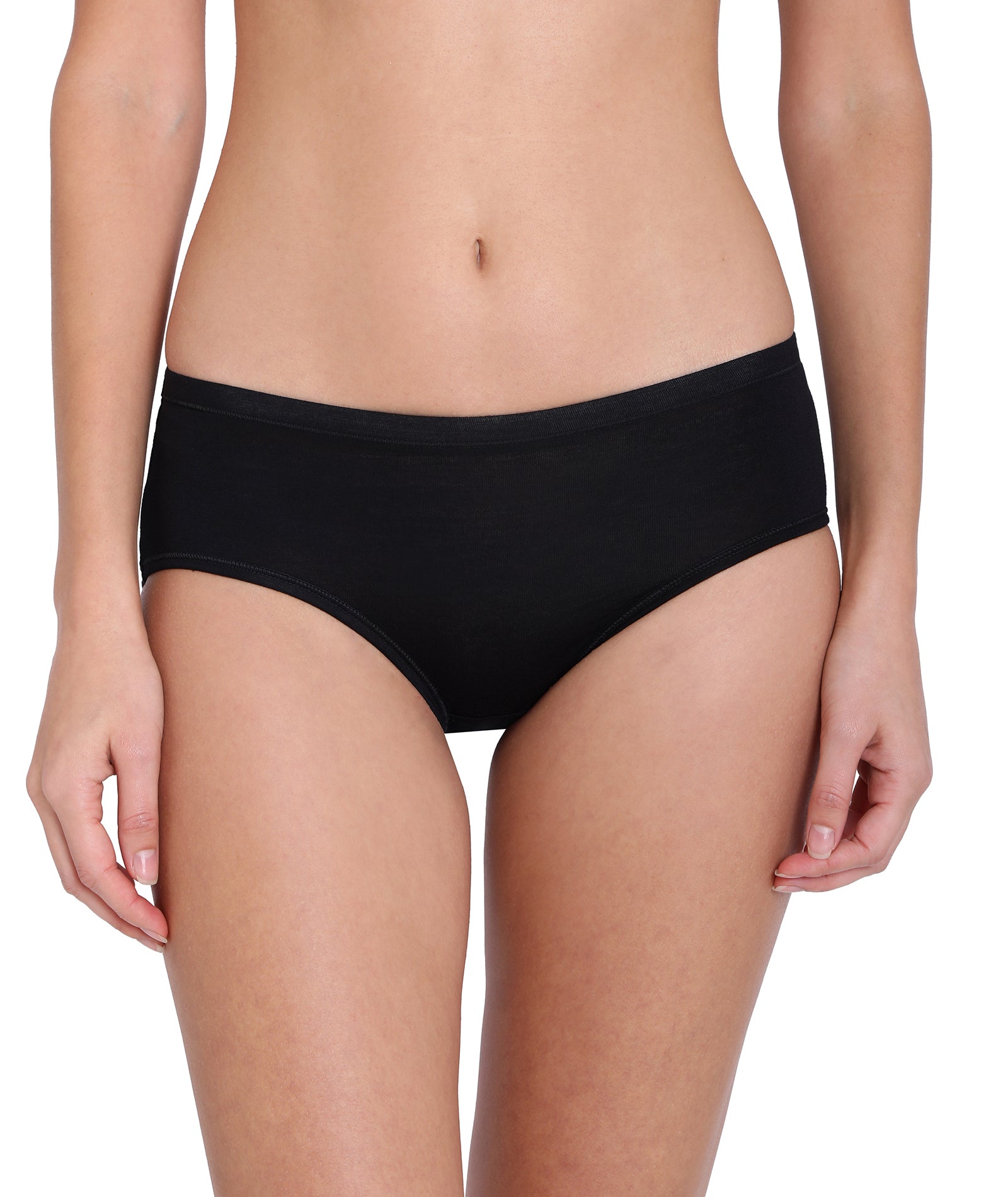 Red Rose Cotton Elastane Medium Rise Full Coverage Hipster Panties - Multicolor Pack of 3