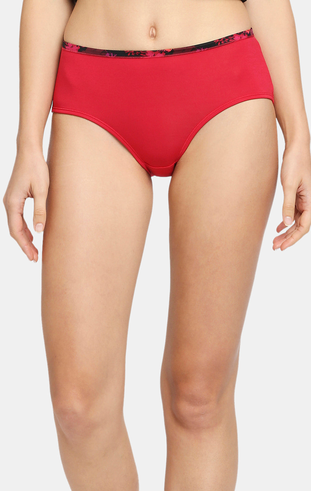 Red Rose Multicolor Pack of 3 Ultrasoft Hipster Panties