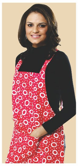 Red Rose Kitchen Apron