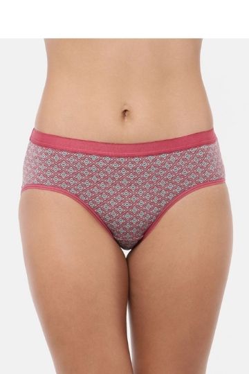 Red Rose Women's Assorted Cotton Comfort Regular Hipster Pantie