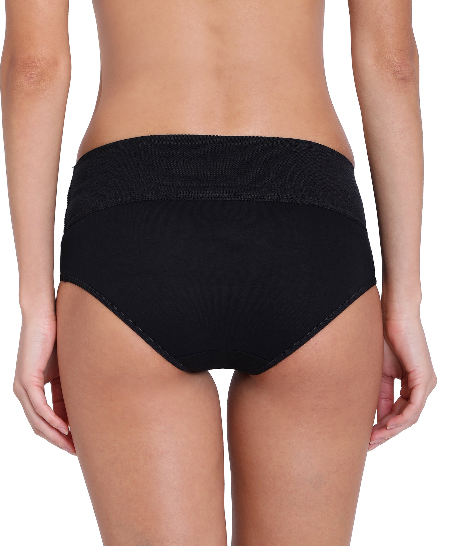 Red Rose Monal Solid Color Adjustable Full Coverage High Rise Cotton Hipster Panties