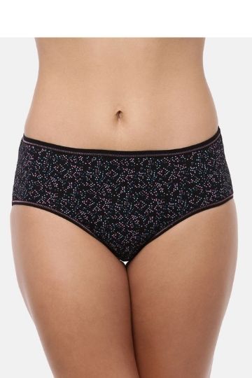 Red Rose Printed Multicolor Medium Rise Full Coverage Hipster Panty