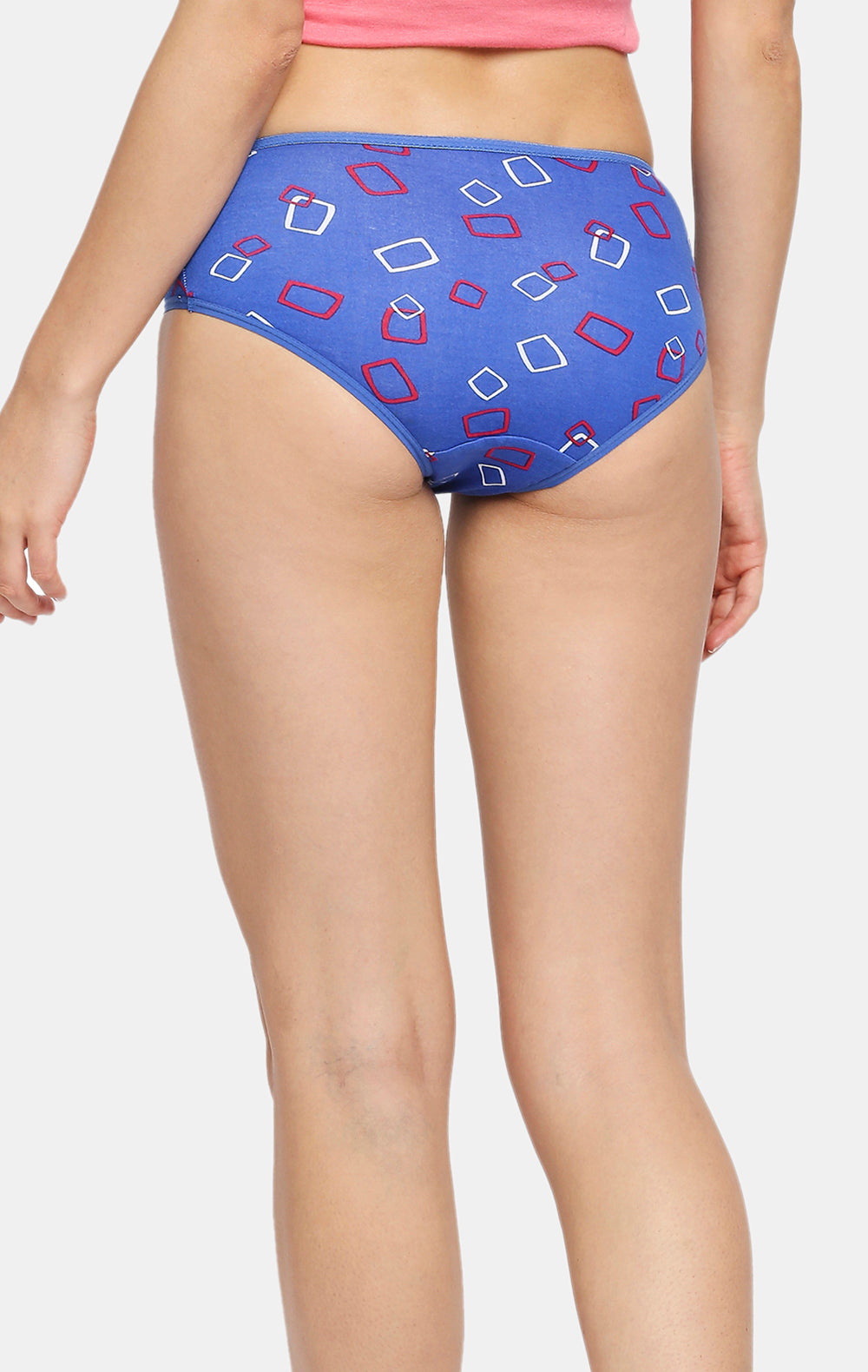 Red Rose Multicolor Pack of 3 Hipster Panties