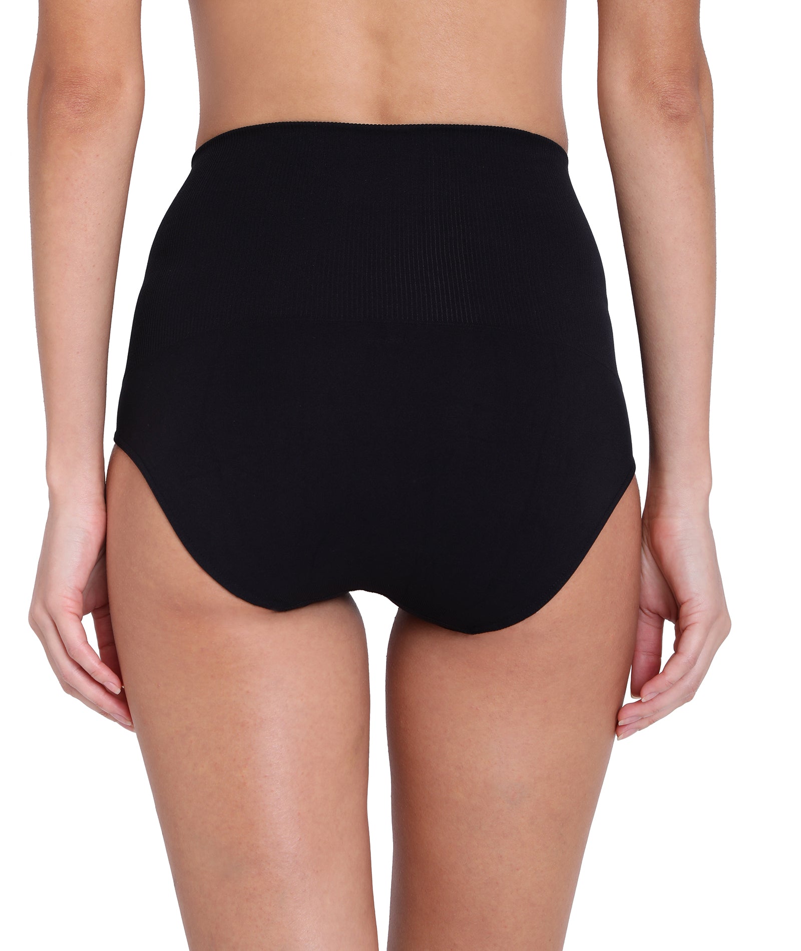 Red Rose Rib Slim Trim Women's Body Shaper Tummy Control Slimming Seamless Shapewear Hipster Panties