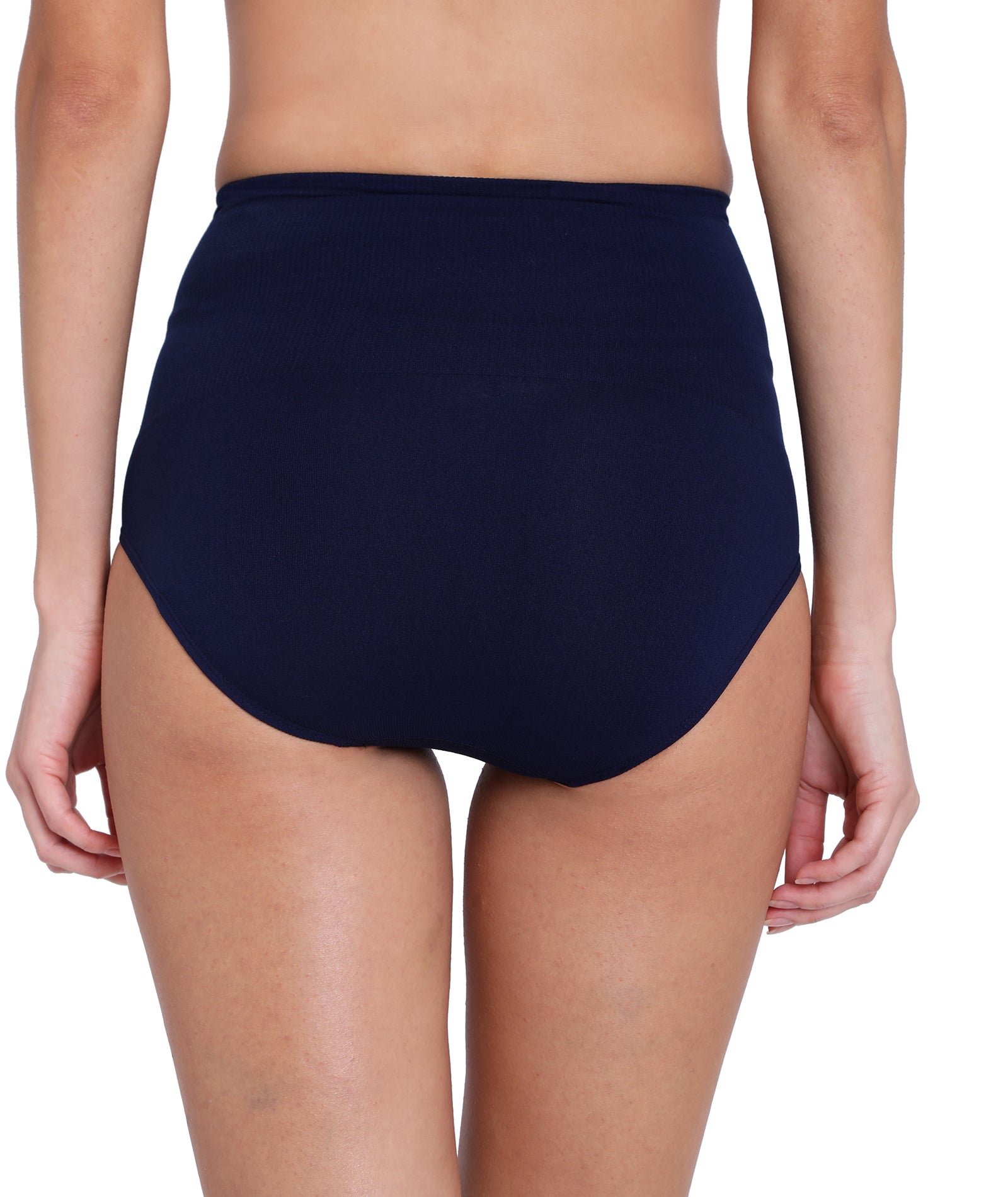 Red Rose Rib Slim Trim Women's Body Shaper Tummy Control Slimming Seamless Shapewear Hipster Panties