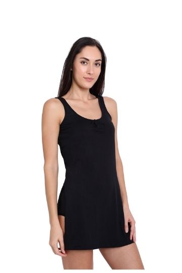 SARITA Red Rose Women’s Cotton Sleeveless Long Camisole Slip – Soft & Breathable Innerwear