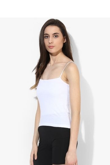 Adjustable Camisoles Women Basic Undershirt Spaghetti Strap Tank Top Cotton