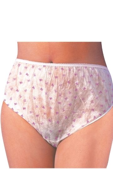 Red Rose Women's Disposable Panty (Pack of 6)