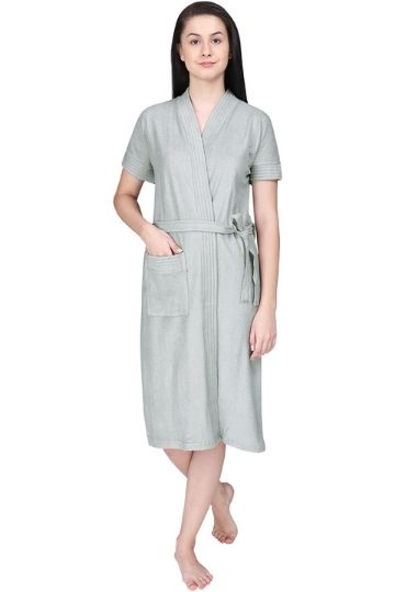 RedRose Plain Bathrobe