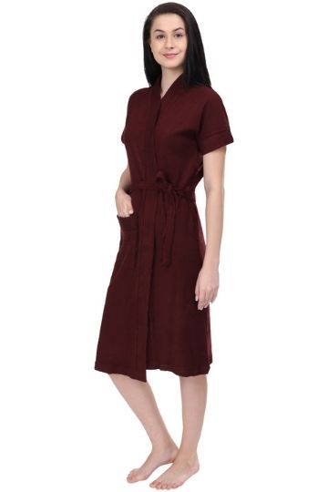 RedRose Plain Bathrobe