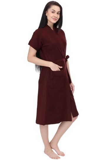 RedRose Plain Bathrobe