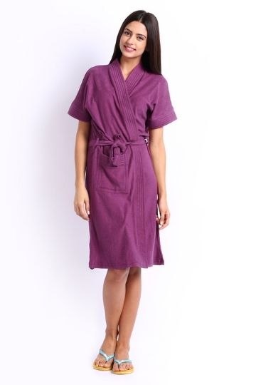 RedRose Plain Bathrobe