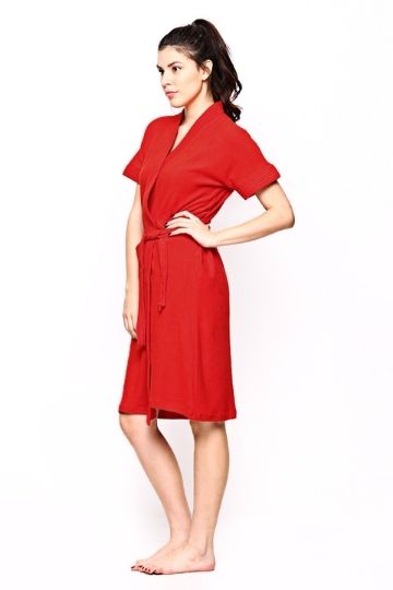 RedRose Plain Bathrobe