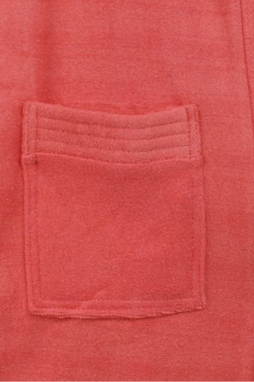 Red Rose Plain Bathrobe